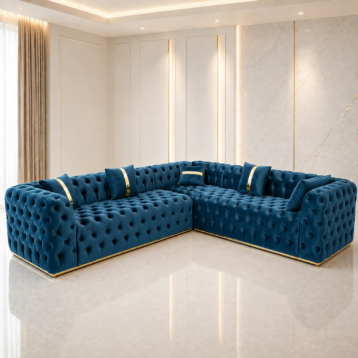 Colțar Marbella, 270x270cm, culoare Finesse 24