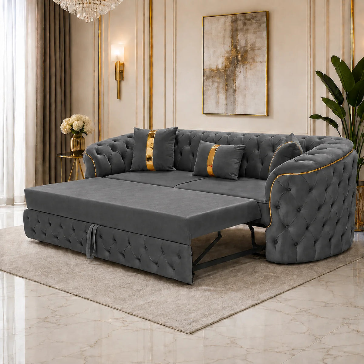 Canapea Elsa, Extensibilă, 230x90cm, Culoare 25