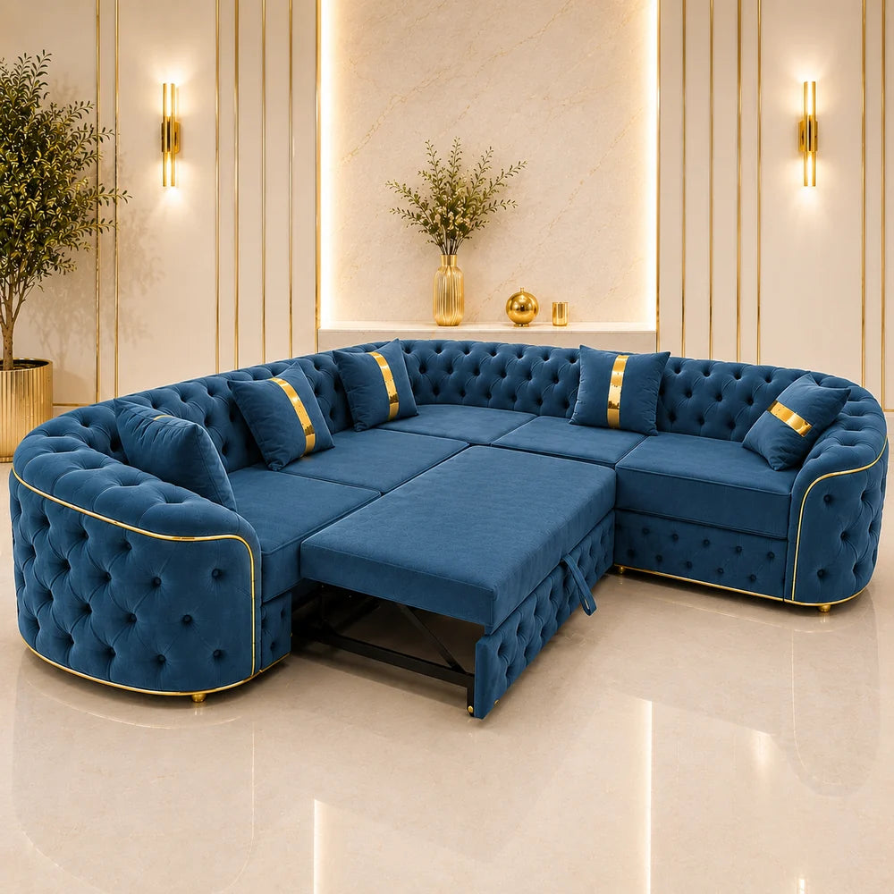 Colțar Elsa 270x270cm, extensibil, tapiterie Finesse 19