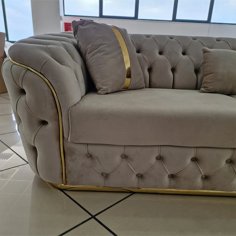 Colțar Elsa 270x270cm, fix sau extensibil, tapiterie Finesse 01