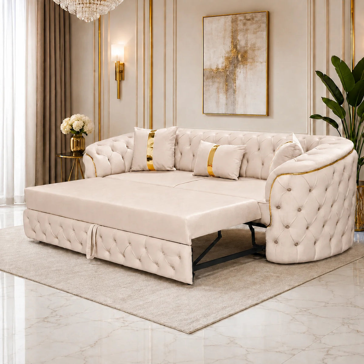 Canapea Elsa, Extensibilă, 230x90cm, Culoare 03